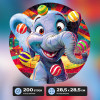 Fotos und Abbildungen von Funny Elephant  Puzzle 200 pieces. ESC WELT.
