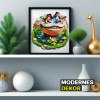 Fotos und Abbildungen von Funny Hippo Puzzle 300 pieces. ESC WELT.