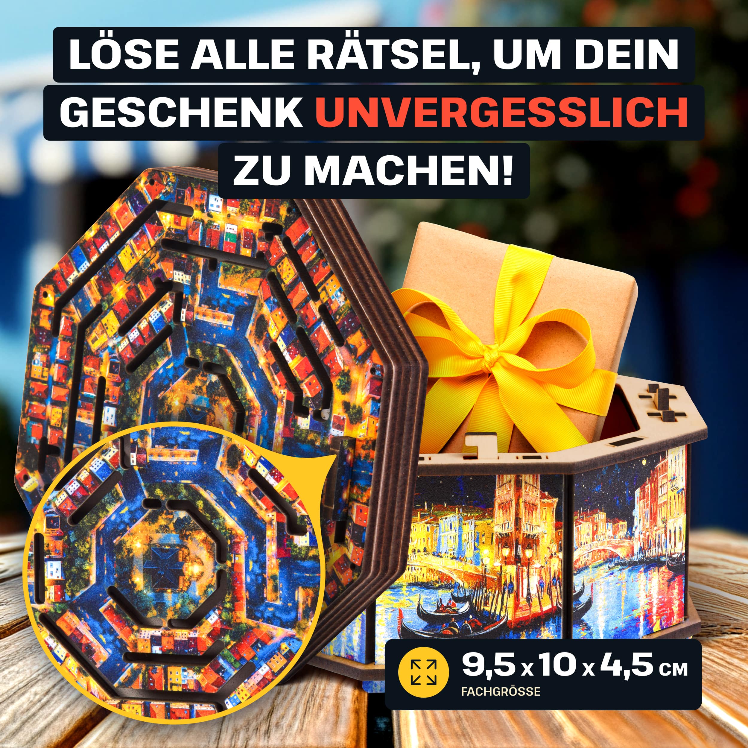 Fotos und Abbildungen von Art Secret Maze Box. ESC WELT.