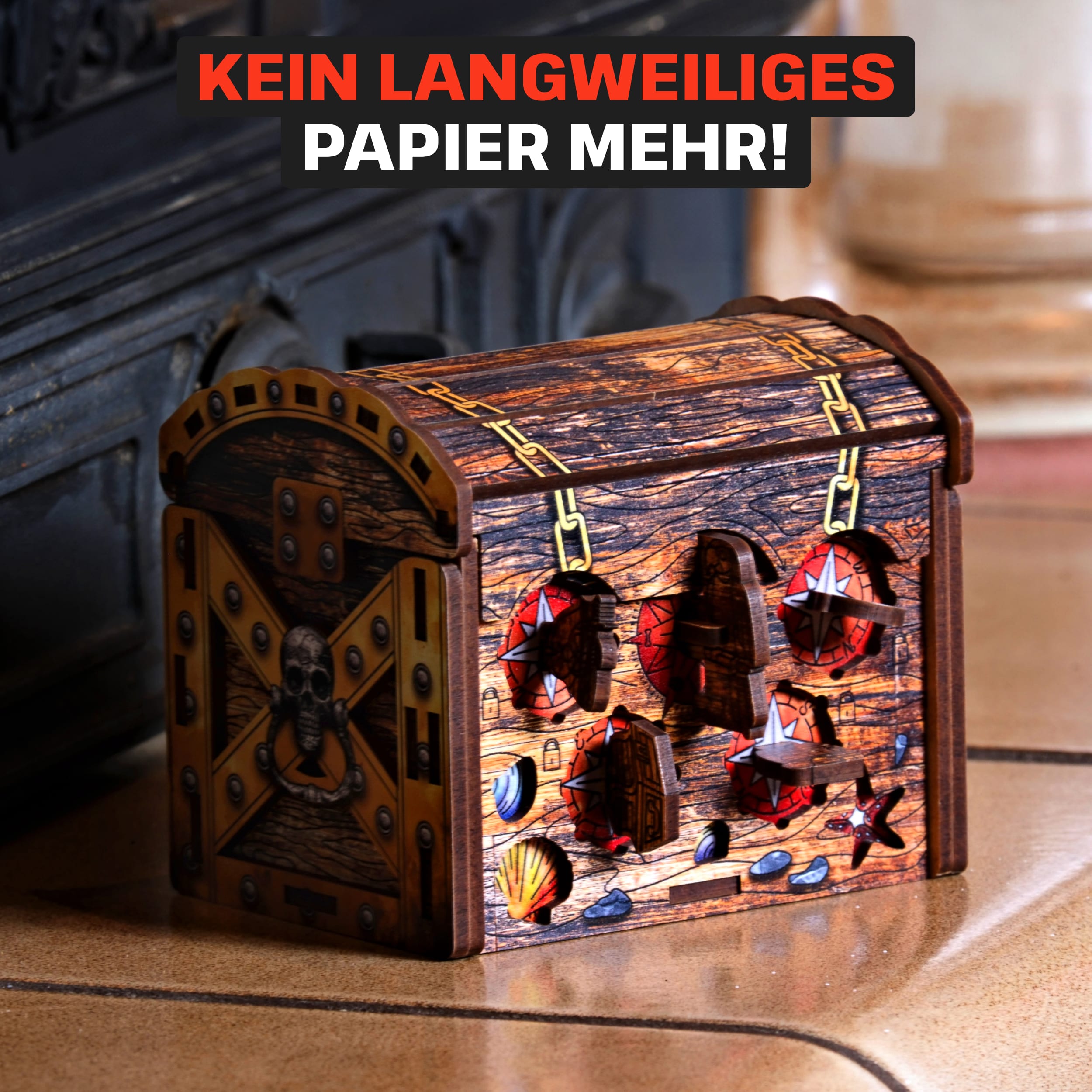 Fotos und Abbildungen von Art Pirate's Treasure Box. ESC WELT.