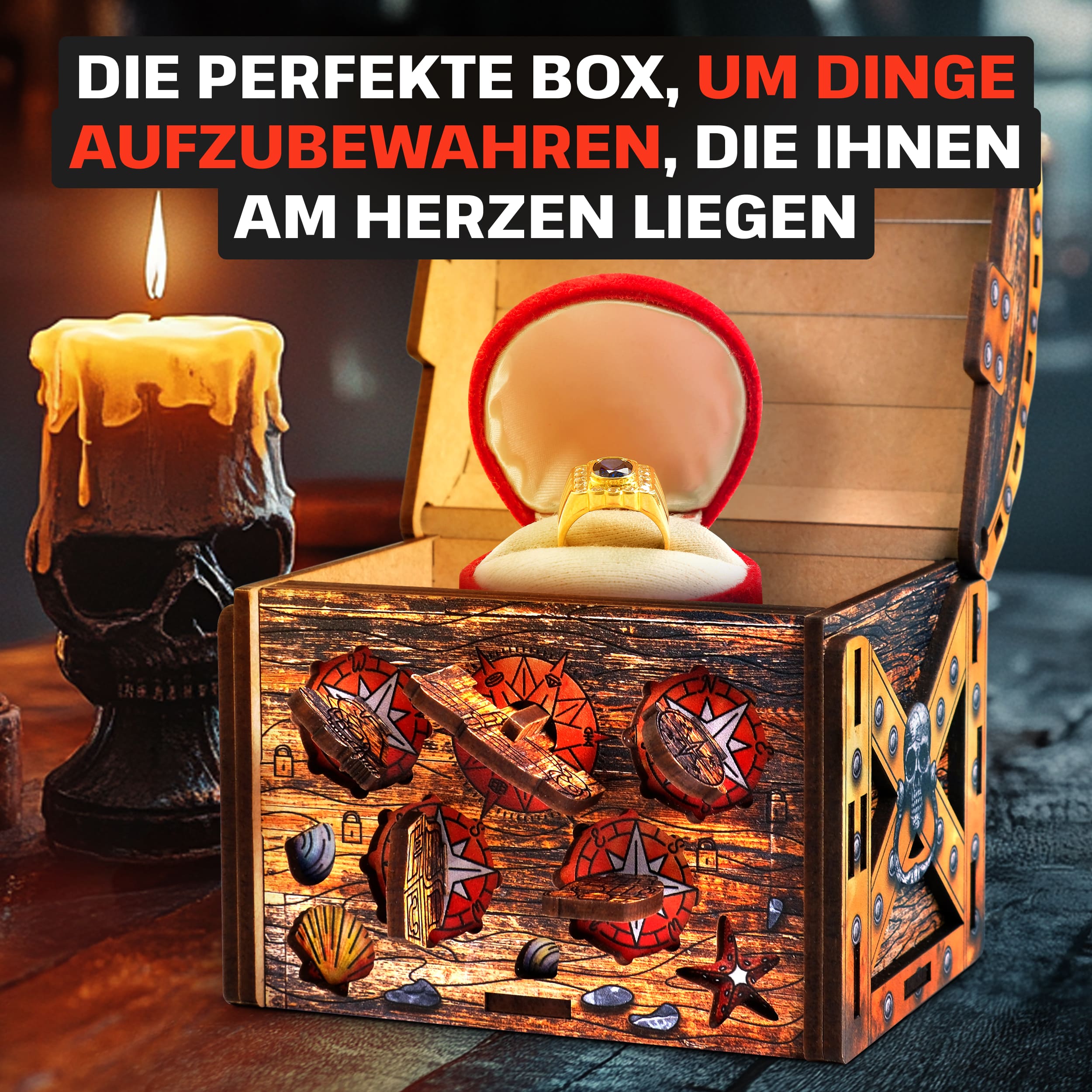 Fotos und Abbildungen von Art Pirate's Treasure Box. ESC WELT.