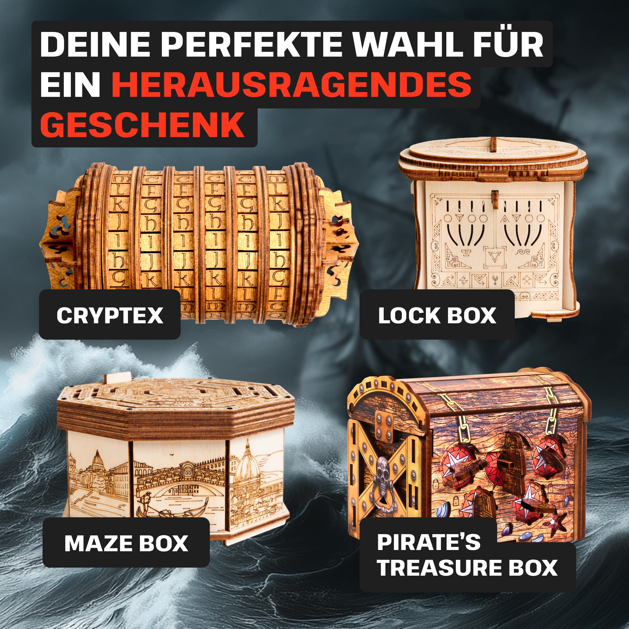 Fotos und Abbildungen von Art Pirate's Treasure Box. ESC WELT.