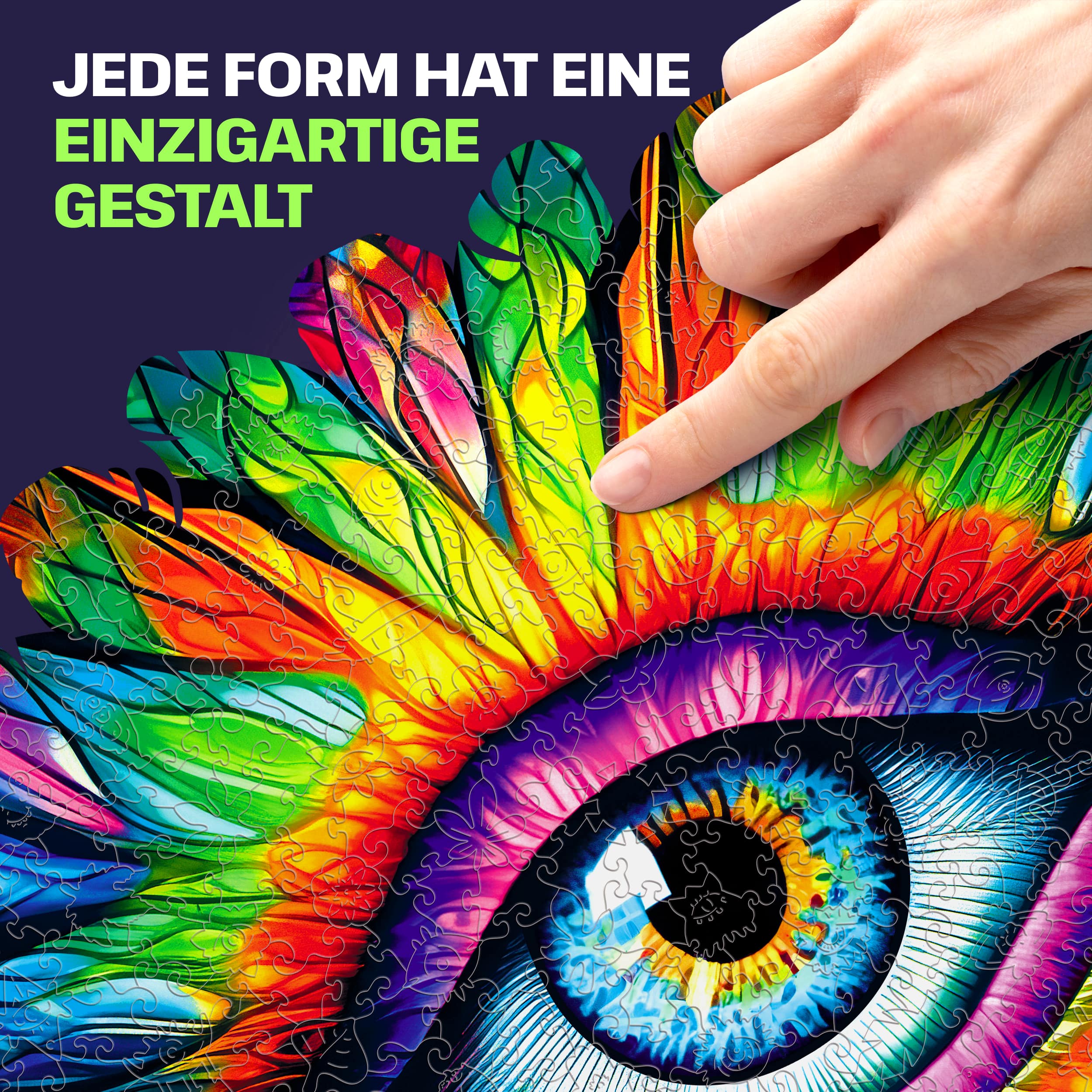 Fotos und Abbildungen von Eye puzzle 200 pieces. ESC WELT.