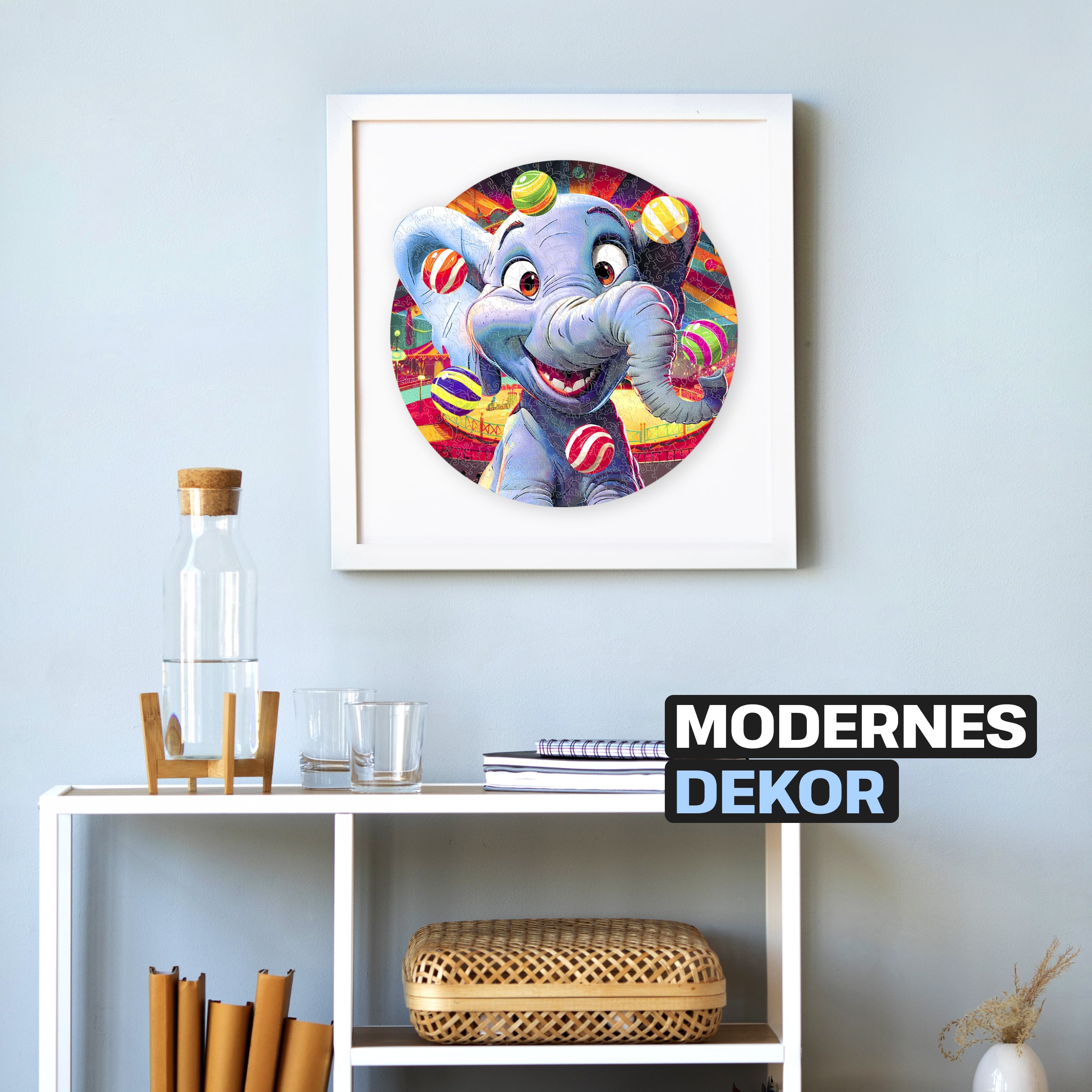 Fotos und Abbildungen von Funny Elephant Puzzle 300 pieces. ESC WELT.