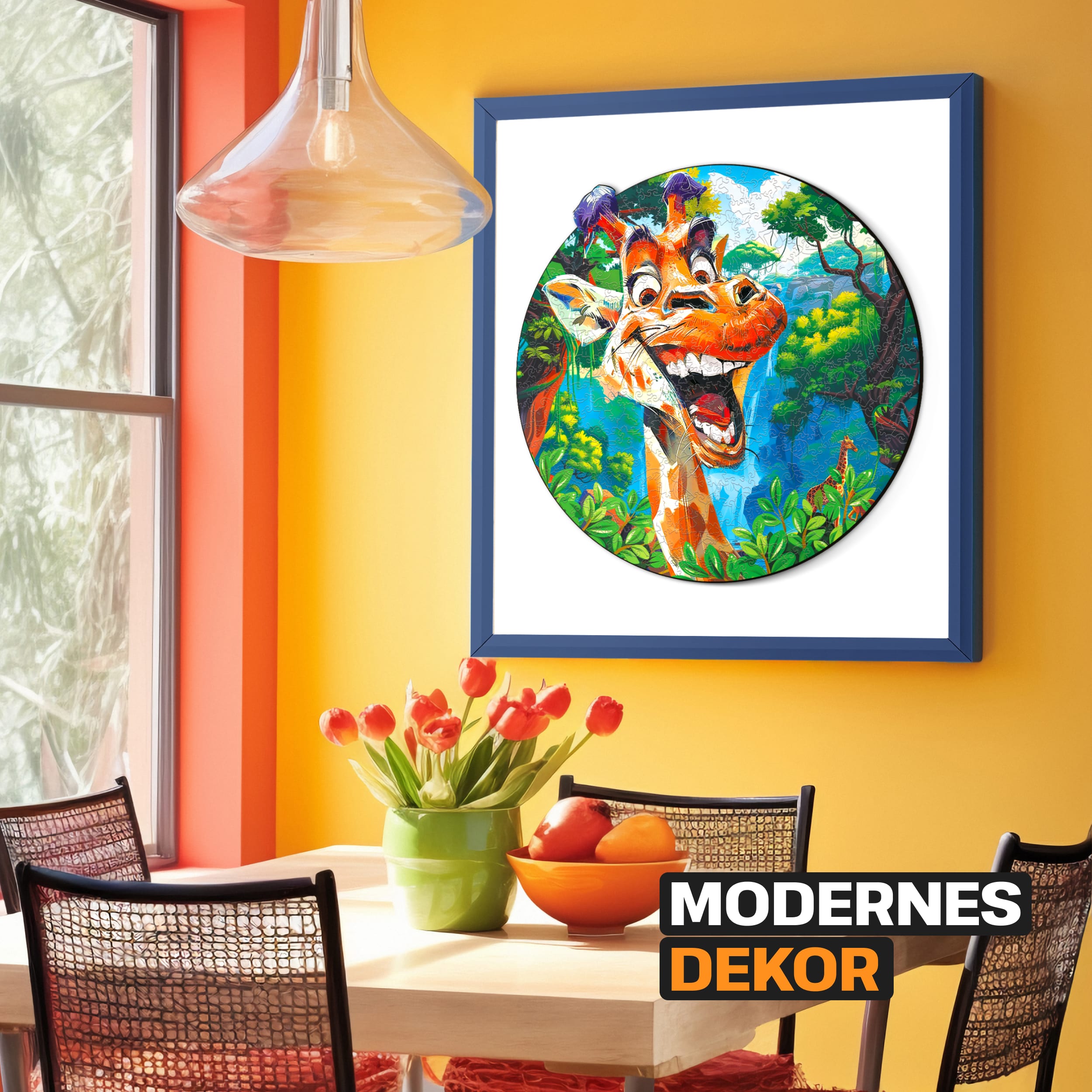 Fotos und Abbildungen von Funny Giraffe Puzzle 300 pieces. ESC WELT.