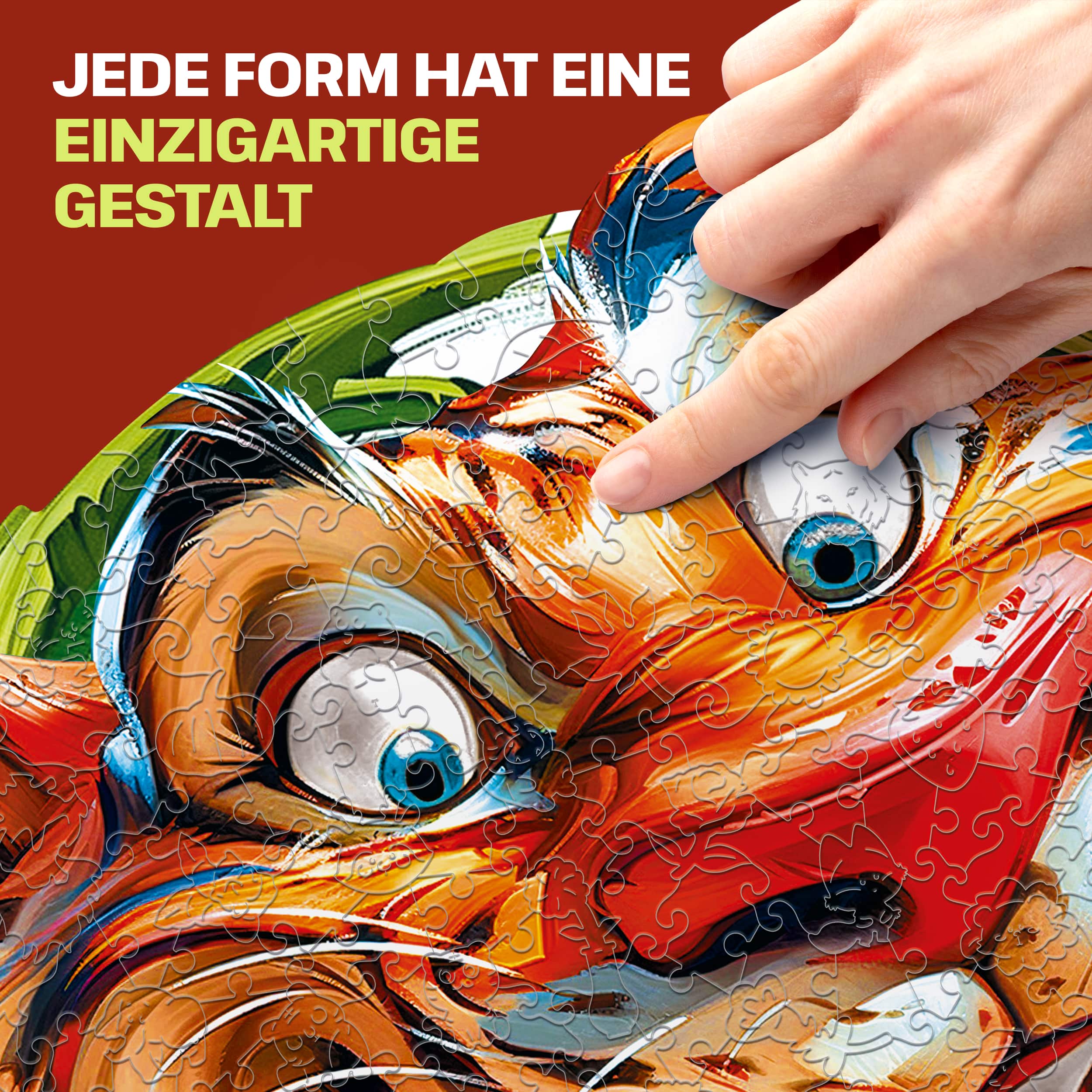 Fotos und Abbildungen von Funny Tiger Puzzle 300 pieces. ESC WELT.