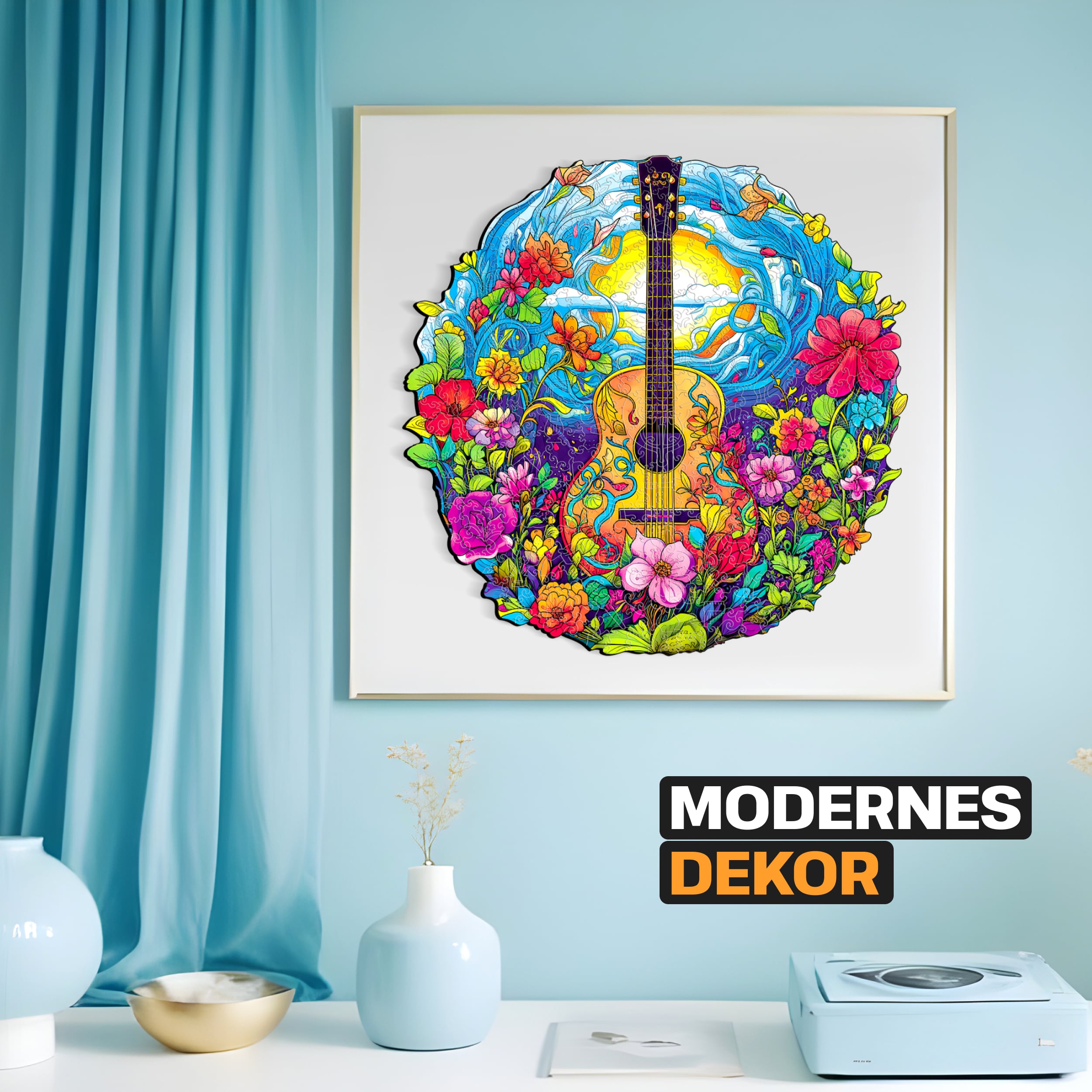 Fotos und Abbildungen von Guitar puzzle 200 pieces. ESC WELT.