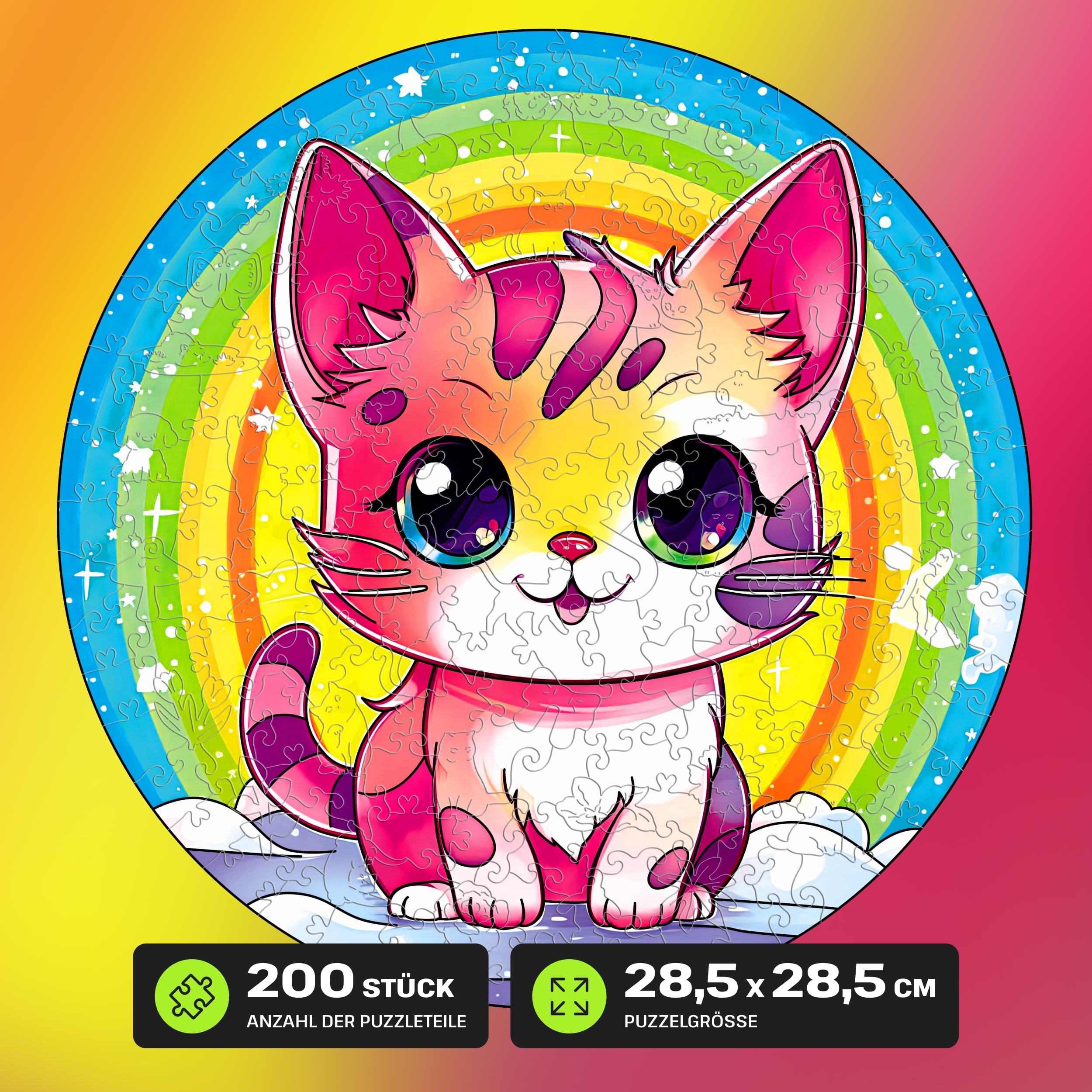 Fotos und Abbildungen von Kitten Puzzle 200 pieces. ESC WELT.