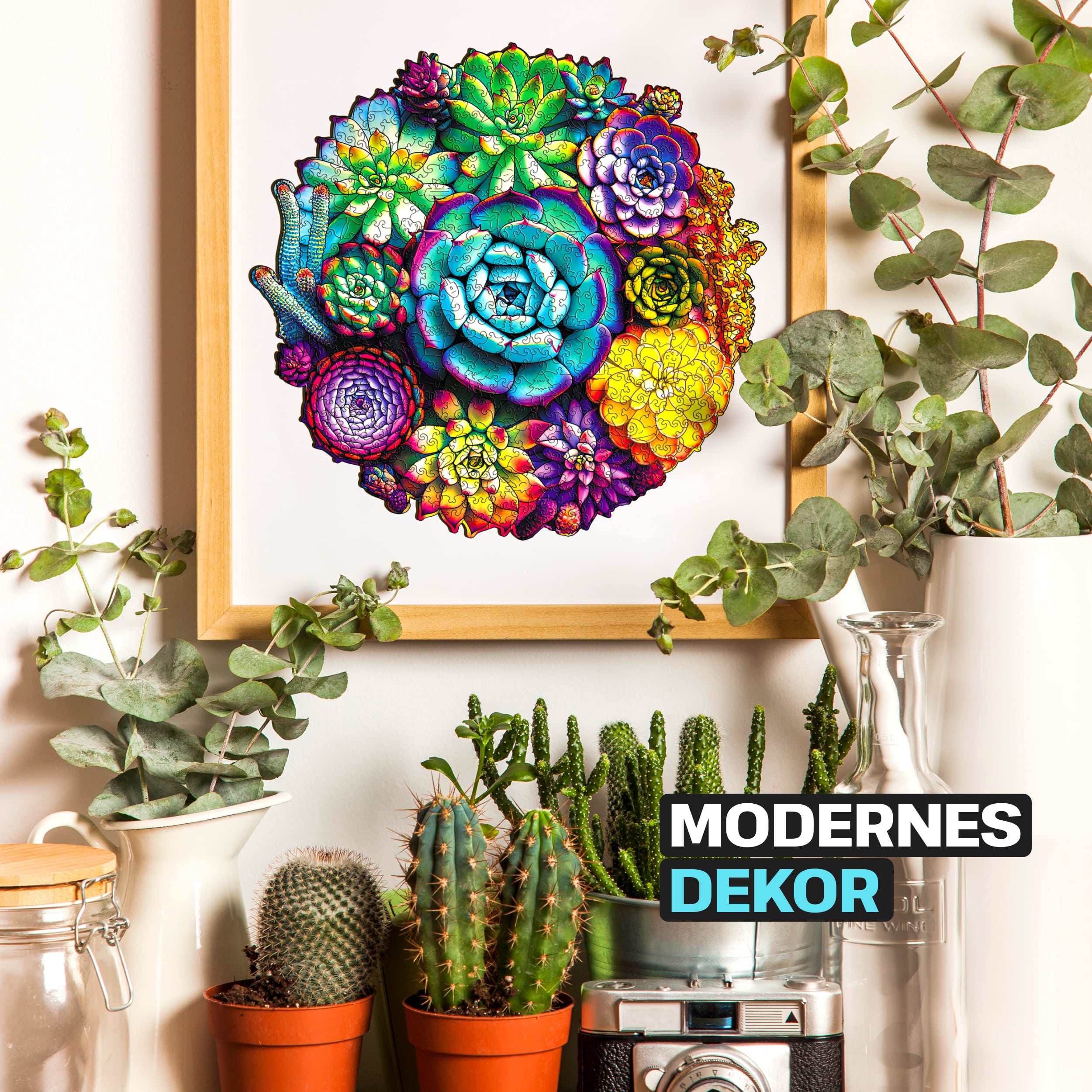 Fotos und Abbildungen von SUCCULENT PUZZLE 500 Teile. ESC WELT.