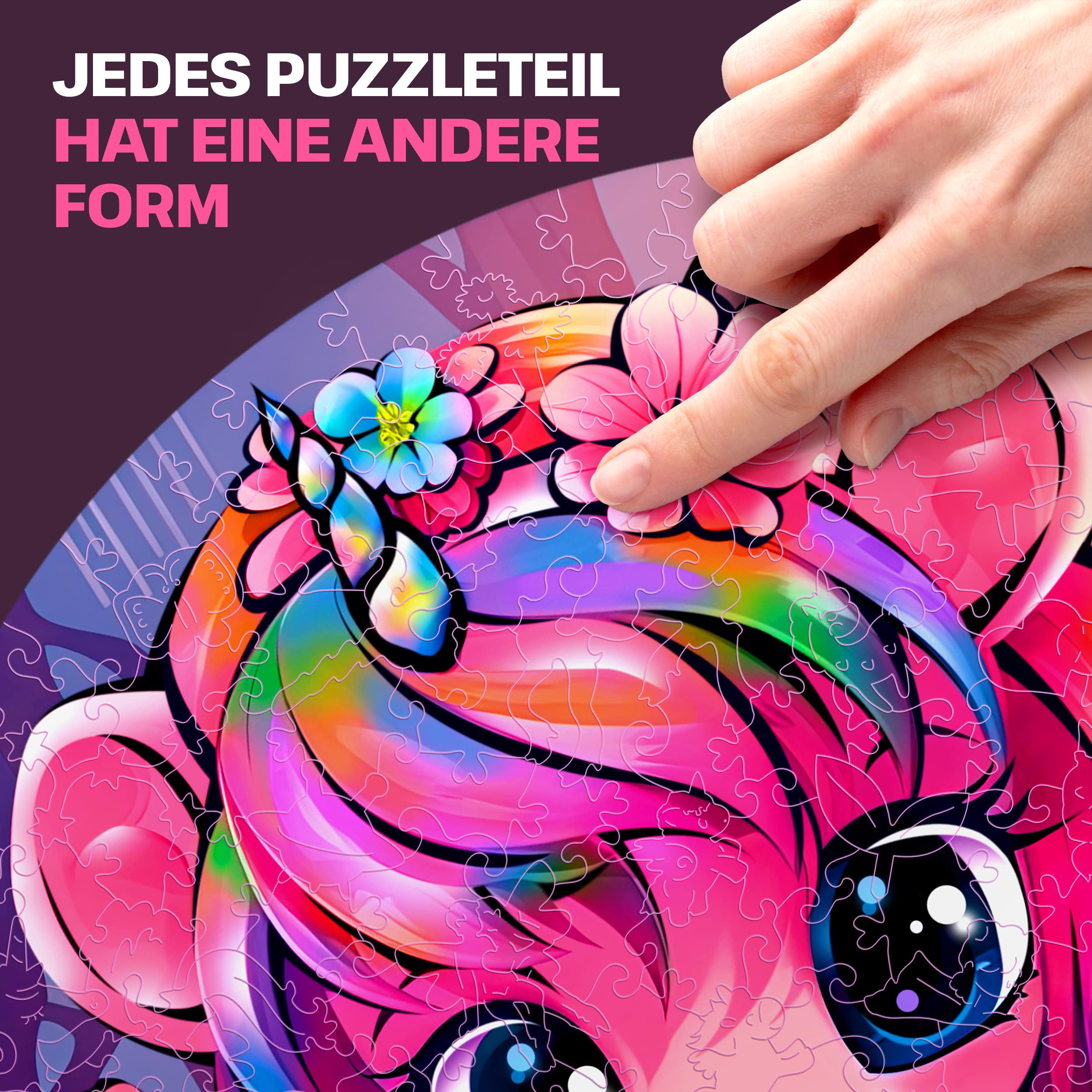 Fotos und Abbildungen von Unicorn Puzzle 300 pieces. ESC WELT.